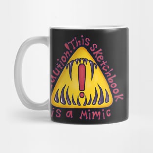 Sketchbook Mimic Label Mug